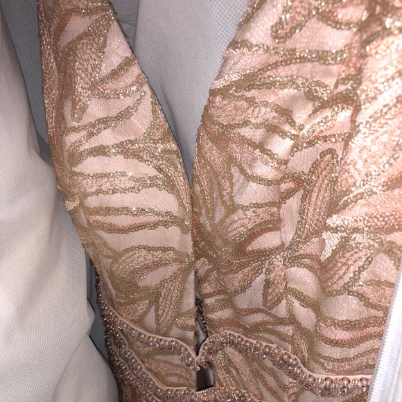 Jovani rose gold prom dress - Picture 4 of 8